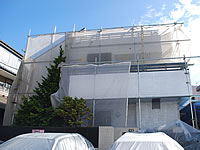 下塗り中の江戸川区東小岩Ｍ様