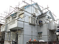 雨漏りも補修もかねての外壁屋根塗装リフォーム