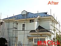 嵐山町川島Ｋ様邸の細部と屋根塗装リフォーム