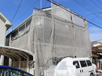 塗装工事中のＳ様