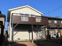 絞まって見える外壁塗装後